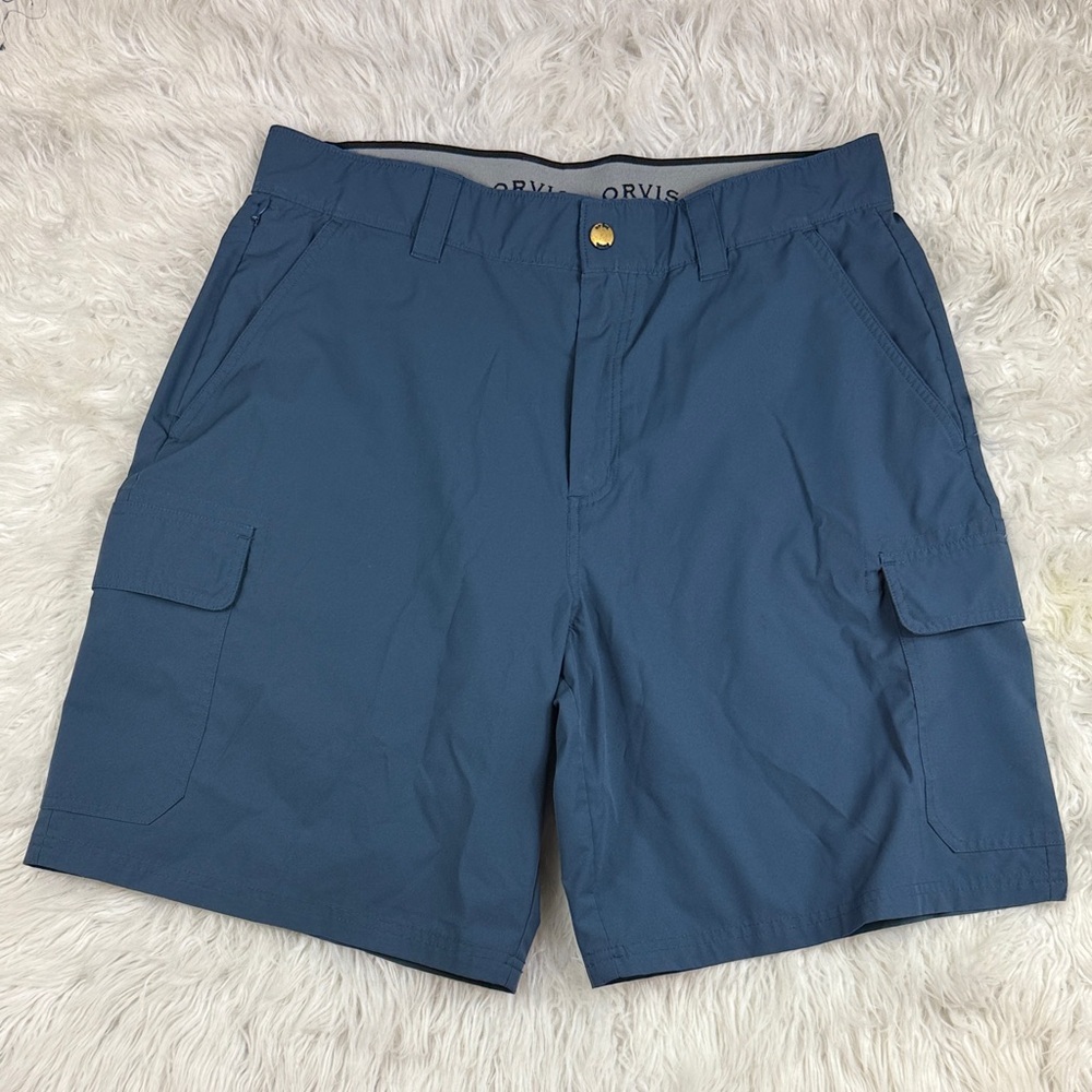 Orvis Men's Navy Cargo Shorts